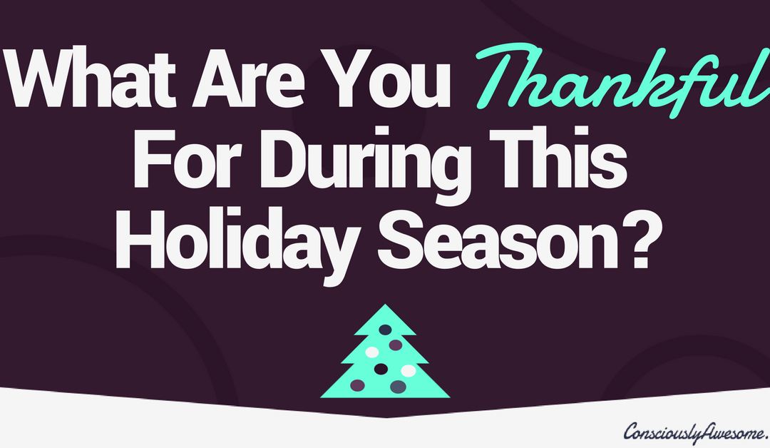 What Are You Thankful For During This Holiday Season?